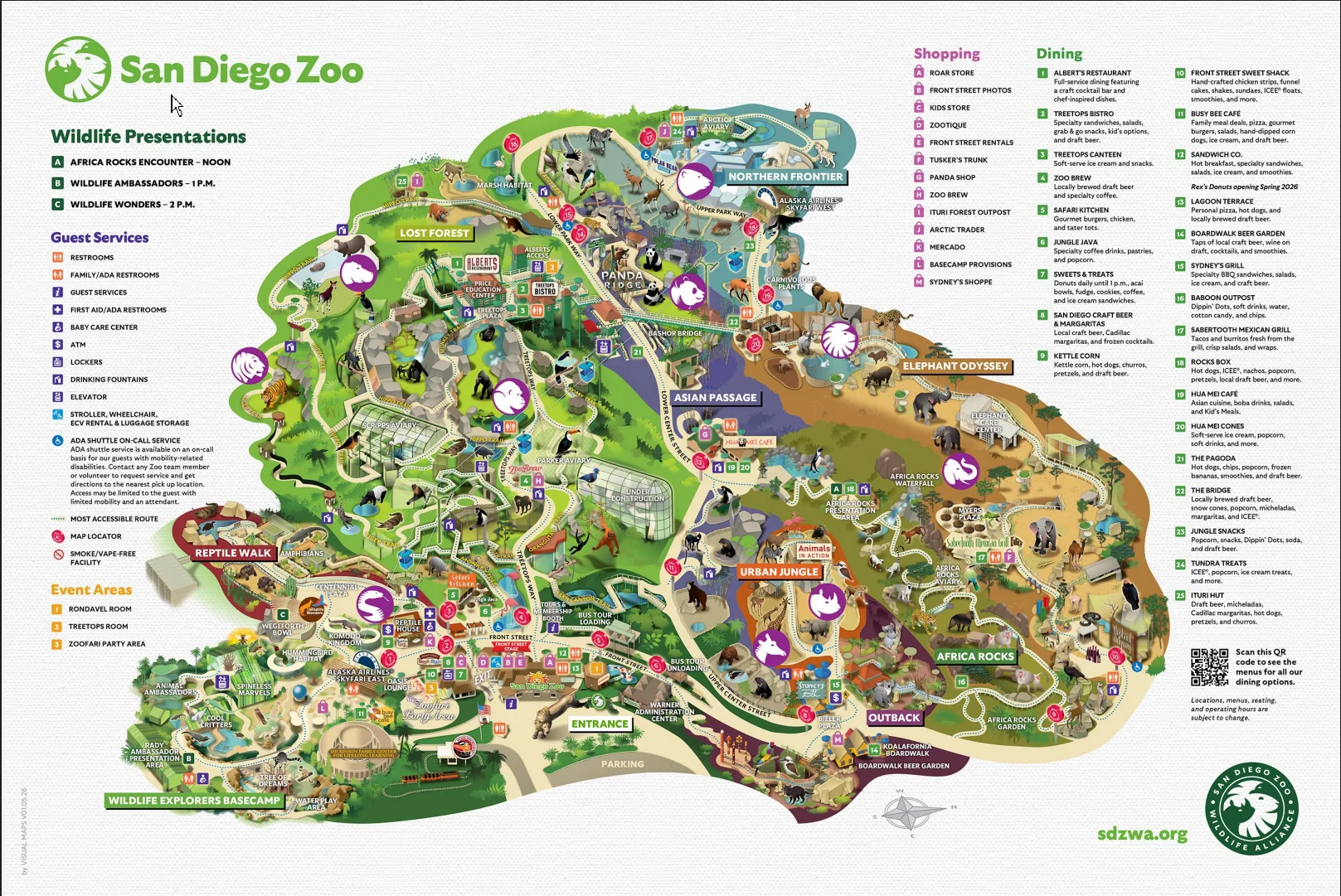 San Diego Zoo — discounted tickets at 2920 Zoo Dr, San Diego, CA